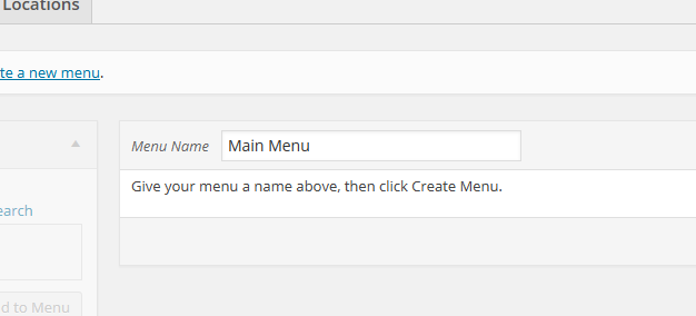 create-wp-menu