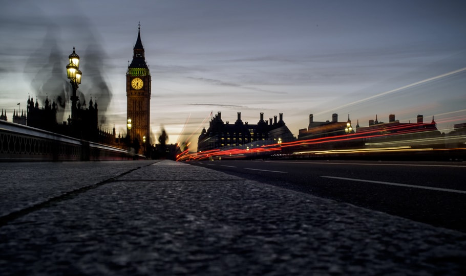London and big ben at dusk wallpapers