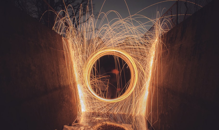 Circle of sparks wallpapers