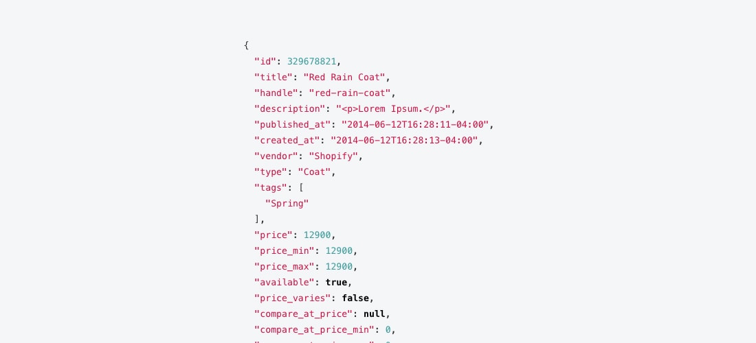 Code example of the Shopify AJAX API