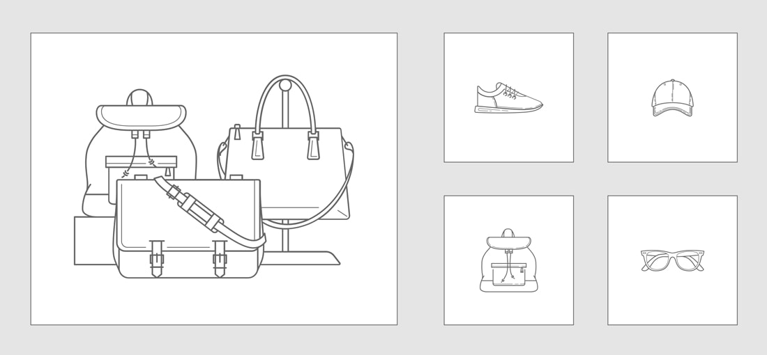 Screenshot of the Shopify placeholder SVGs